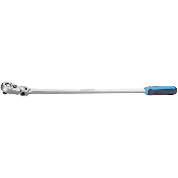 1/2" Drive Ratchet, Reversible, Swivel Head, 1/2", Chrome